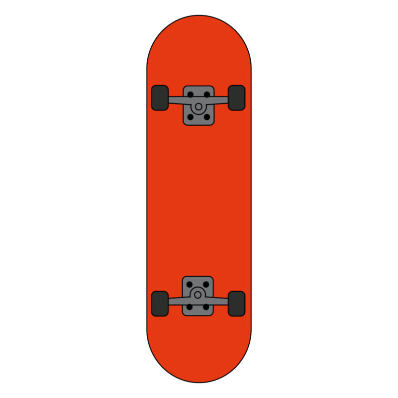 Skate rouge.